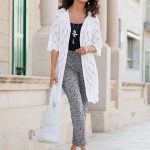 ajour strickjacke