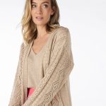 ajour strickjacke