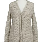ajour strickjacke