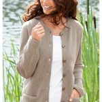 alpaka strickjacke