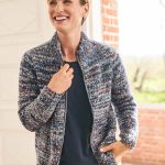 alpaka strickjacke