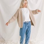alpaka strickjacke