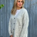 alpaka strickjacke
