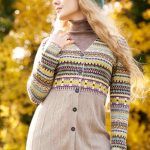 alpaka strickjacke