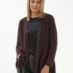braune strickjacken damen