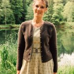 braune strickjacken damen