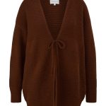 braune strickjacken damen