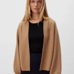 braune strickjacken damen