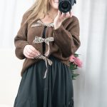 cardigan mit schleife