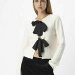 cardigan mit schleife