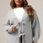 cardigan mit schleife