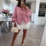 cardigan mit schleife
