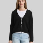 cardigan mit schleife