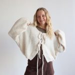 cardigan mit schleife