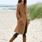 damen lange strickjacke
