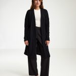 damen lange strickjacke