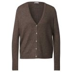 damen strickjacke braun