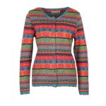 damen strickjacke bunt