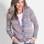 damen strickjacke bunt