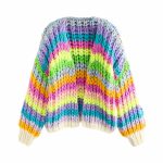 damen strickjacke bunt
