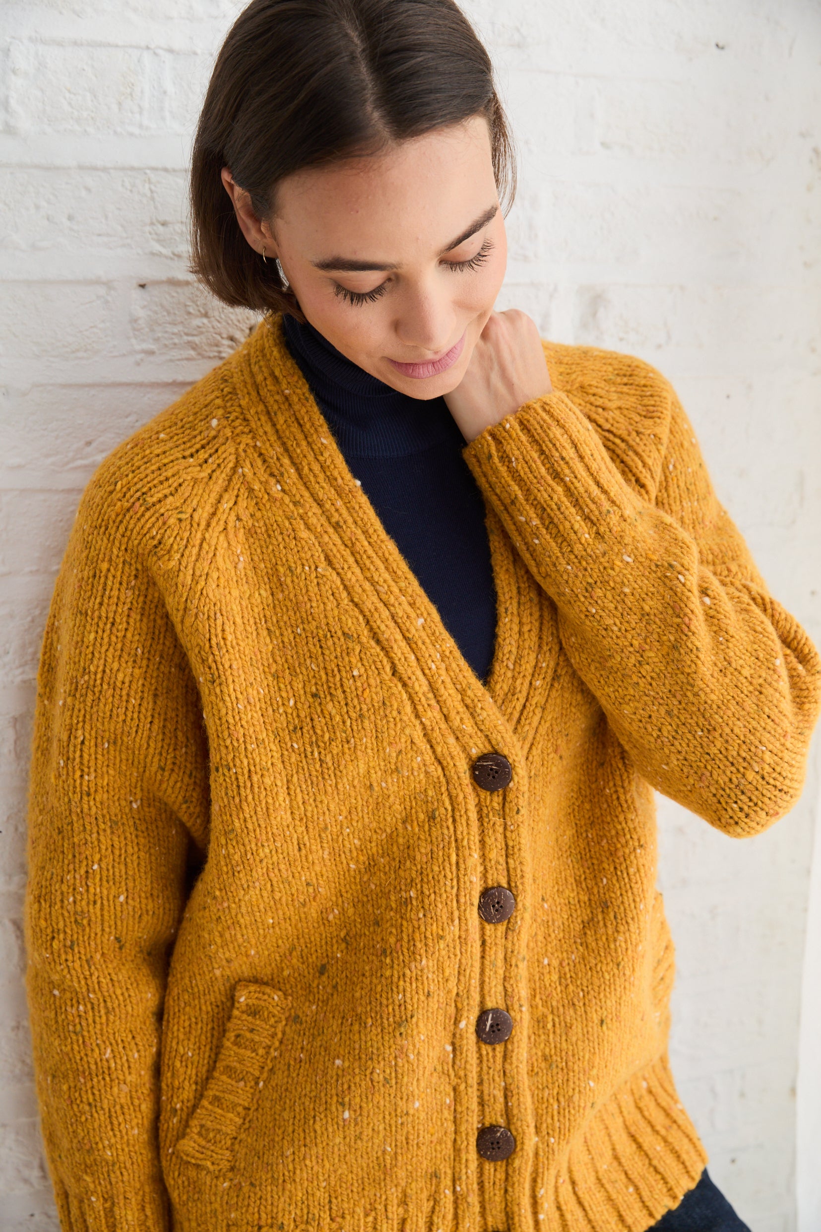 damen-strickjacke-gelb-460dau-1.jpg damen strickjacke gelb – Bild 1