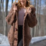 dicke strickjacke damen