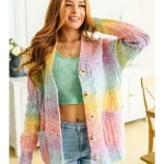 dicke strickjacke damen