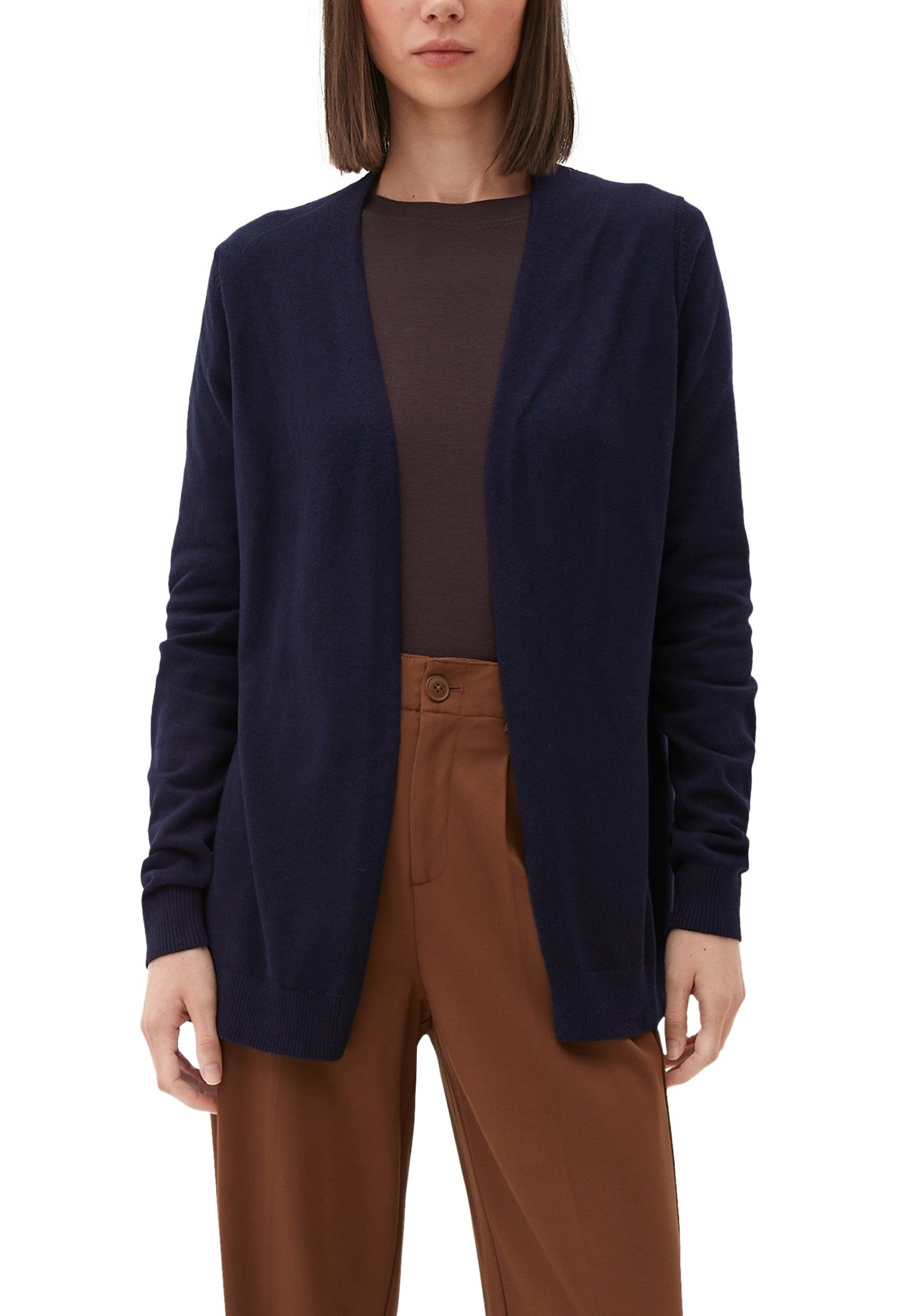 dunkelblaue-damen-strickjacke-013sjr-1.jpg dunkelblaue damen strickjacke – Bild 1