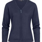 dunkelblaue damen strickjacke