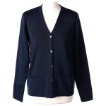dunkelblaue damen strickjacke