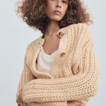grobstrick cardigan