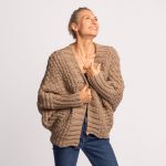 grobstrick cardigan