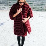 grobstrick cardigan