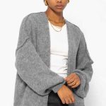 grobstrick cardigan
