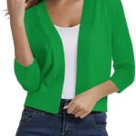 grüne damen strickjacke
