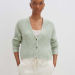 grüne damen strickjacke