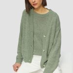 grüne damen strickjacke
