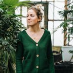 grüne damen strickjacke