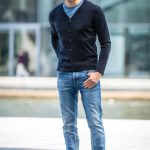 herren strickjacke mit knöpfen