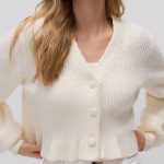 kurz strickjacke