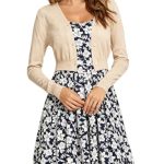 kurze strickjacke für kleid