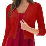 kurze strickjacke für kleid