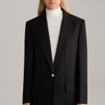 longblazer damen schwarz