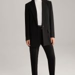 longblazer damen schwarz