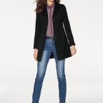 longblazer damen schwarz