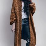 longstrickjacke