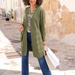 longstrickjacke