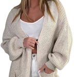longstrickjacke