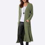 longstrickjacke