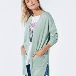 longstrickjacke